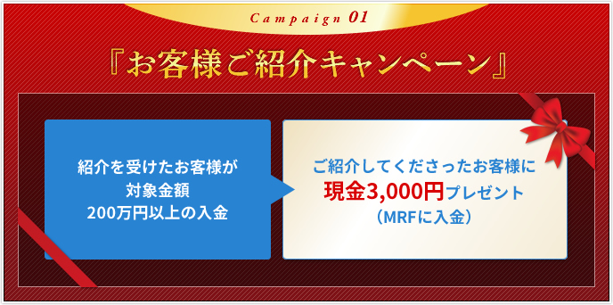 お客様ご紹介キャンペーンの画像