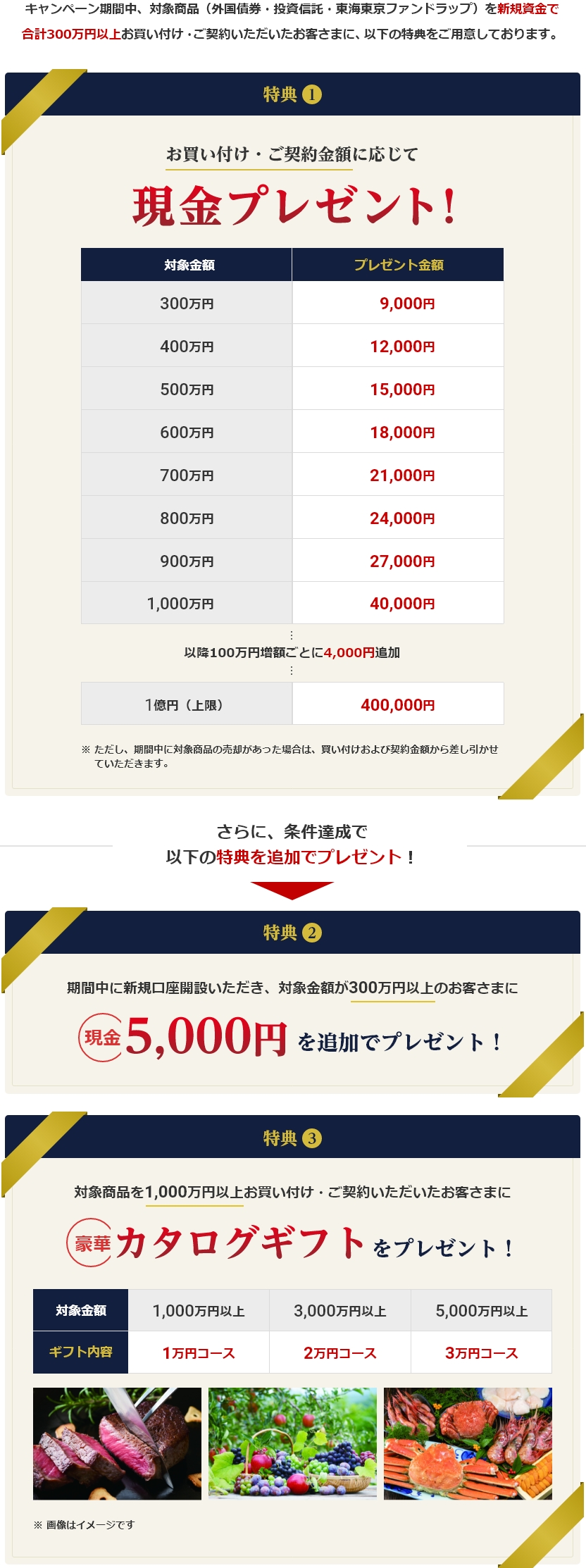 �J�^���O�M�t�g�v���[���g�R�[�X�̓��T���e