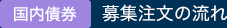 国内債券ー募集注文の流れ